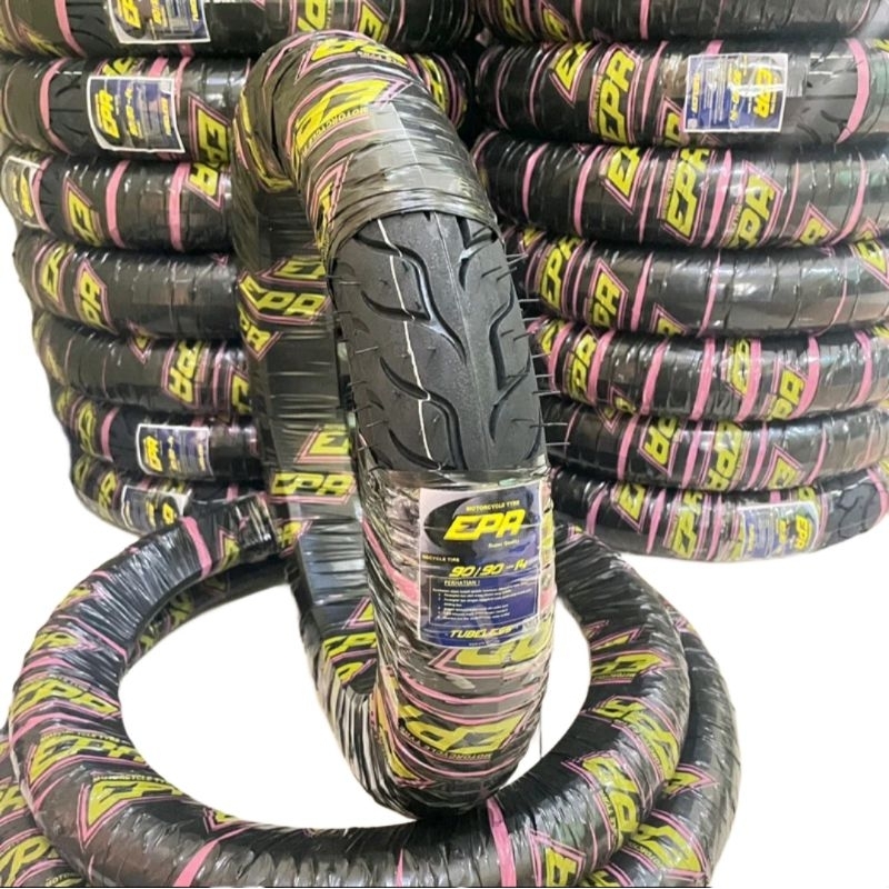 Ban Tubles Motor Matic Untuk Honda Beat Vario Mio Fino Genio X-ride Ukuran 90/90 Ring 14