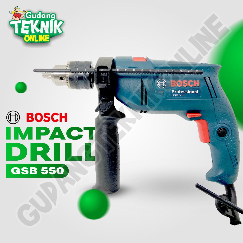 Bosch GSB 550 GSB600 / Mesin Bor Tangan Bosch GSB-550 - Impact Drill 13mm Bosch GSB550 GSB600 BOSCH