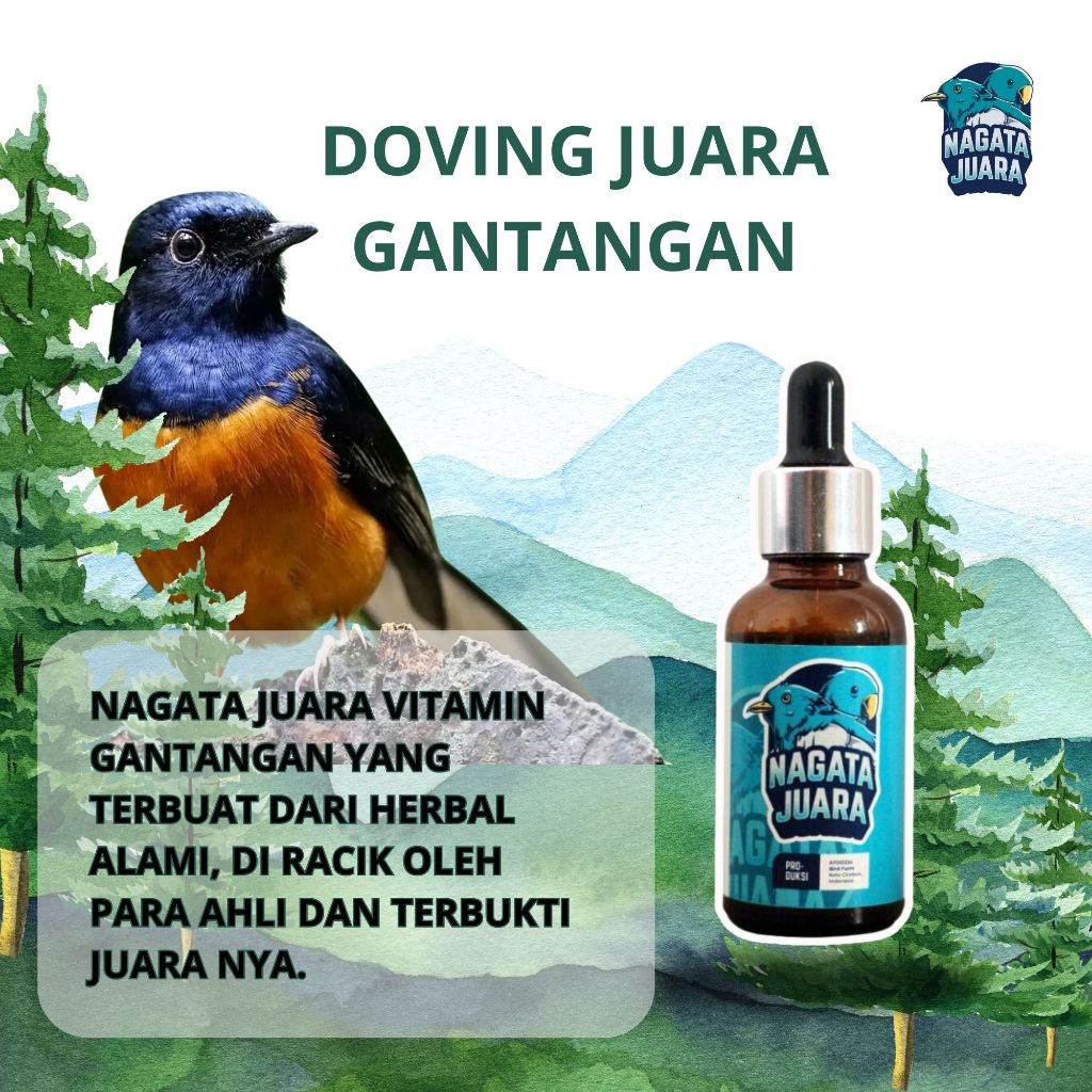 NAGATA JUARA | VITAMIN BURUNG BANTU TINGKATKAN STAMINA BURUNG SAAT DI GANTANGAN &amp; JUARA GANTANGAN UNTUK SEMUA JENIS BURUNG MURAI CUCAK IJO LOVE BIRD JAMINAN GACOR SAAT DIGANTANGAN VITAMIN BURUNG BACOT FIGHTER BLACK PINK