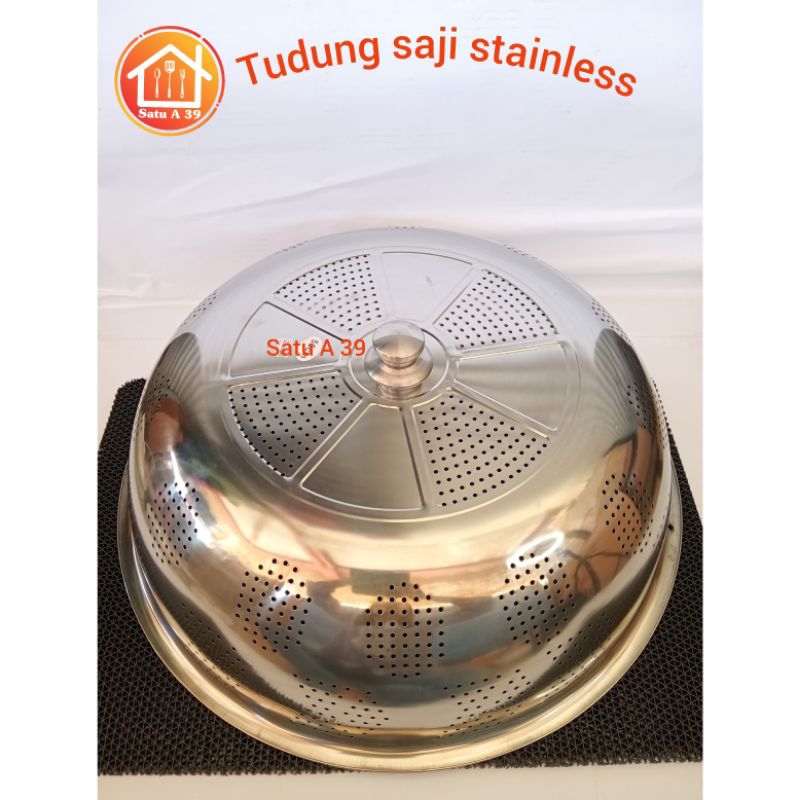 Tudung saji stainless jumbo, penutup makanan.