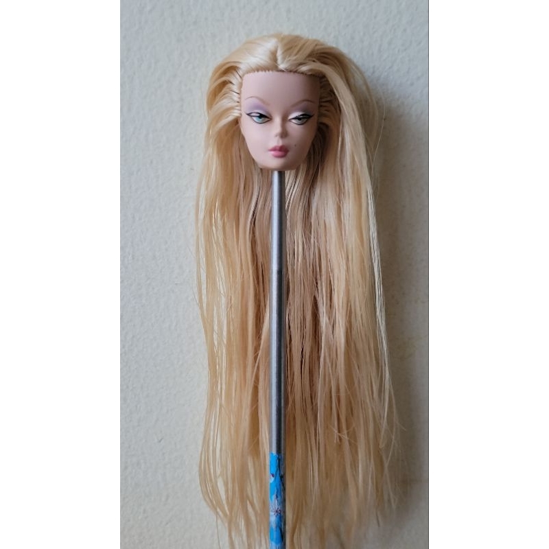 kepala Silkstone Head sudah reroot barbie Mattel no.3