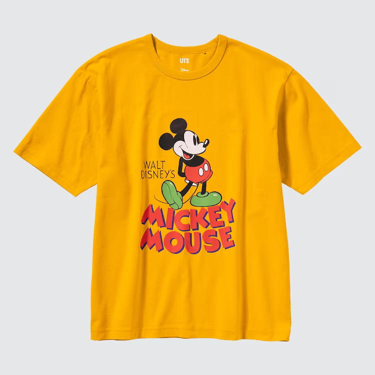 Disney Mickey Yellow Shirt | T-Shirt Unisex