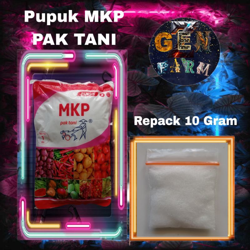 Pupuk MKP Pak Tani Repacking Pupuk MKP Repack 10 Gram Pupuk Buah Pupuk Bunga