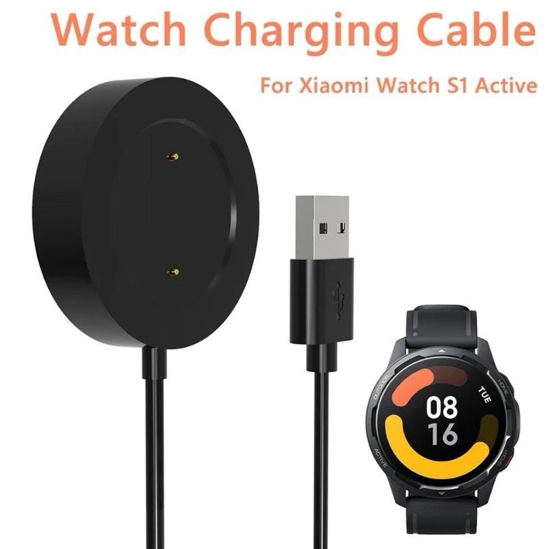 Charger Mi Watch | Mi Watch S1 Active Magnetic USB Kabel Charger Mi Watch Premium Smartwatch