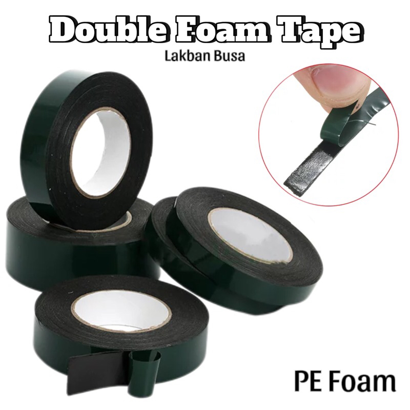 

Double Foam Tape / Double Tape List Hijau Busa