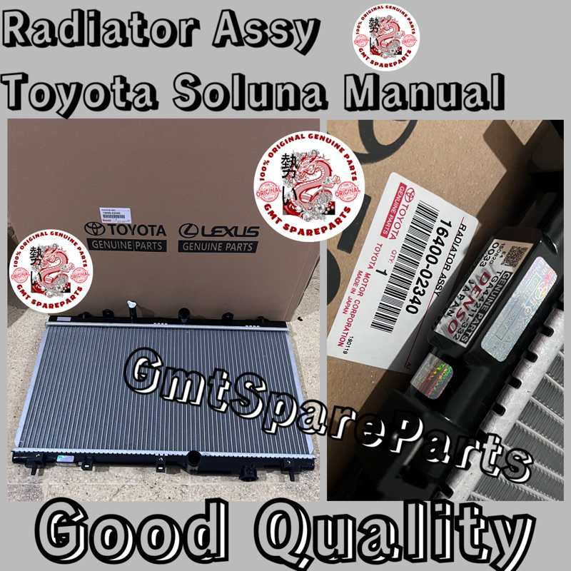 Radiator Assy Soluna Manual Toyota Asli Denso
