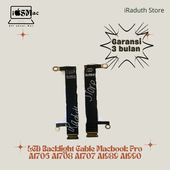 LCD Backlight Cable Macbook Pro A1706 A1708 A1707 A1989 A1990