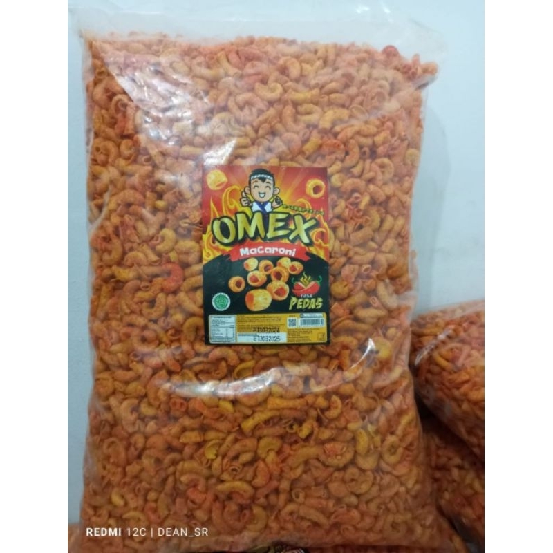 

Terlaris - Macaroni Pedas Balado Omex Berat 1Kg/Makaroni Balado / Makaroni pedas