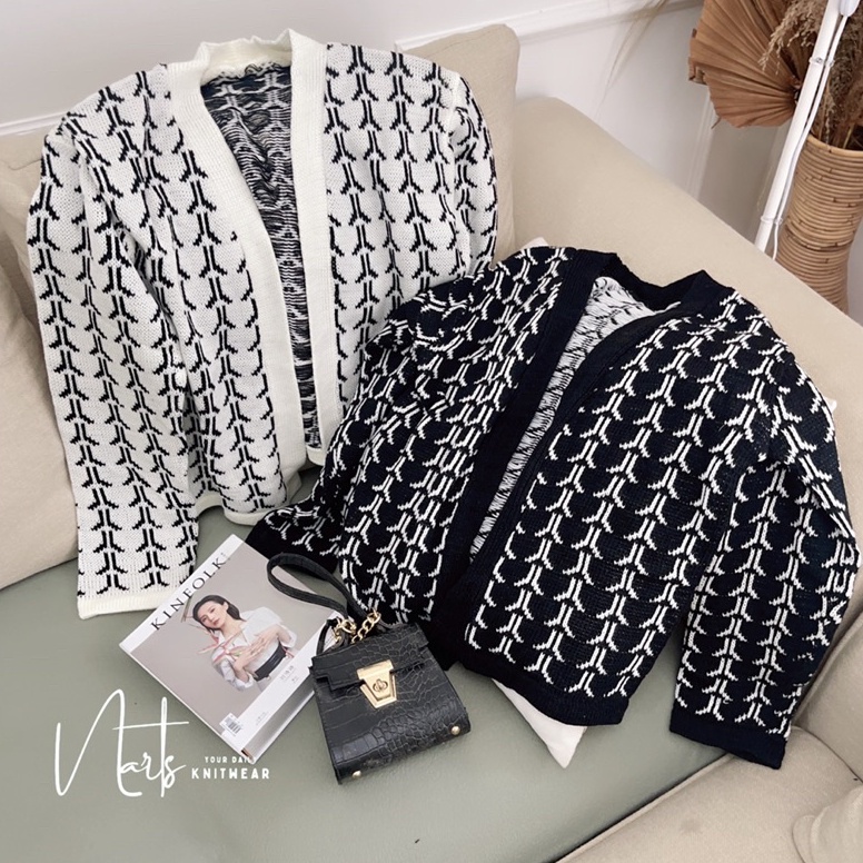 ART L12O Edrea Crop Cardy  Atasan Baju Rajut Wanita