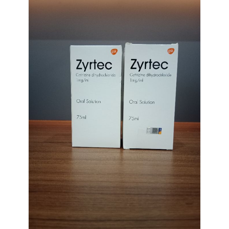 ORIGINAL MALAYSIA ZYRTEC 75ML READY STOCK SIAP KIRIM