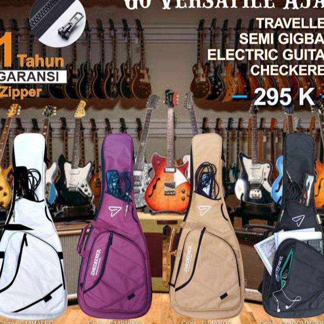 KODE 77 Semi Gigbag tebal Checkered