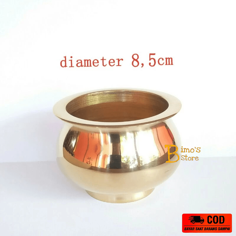 Tempat Dupa Kuningan P2 Hiolo Kuningan Tempat Bakar Dupa Menyan Bokor Kuningan