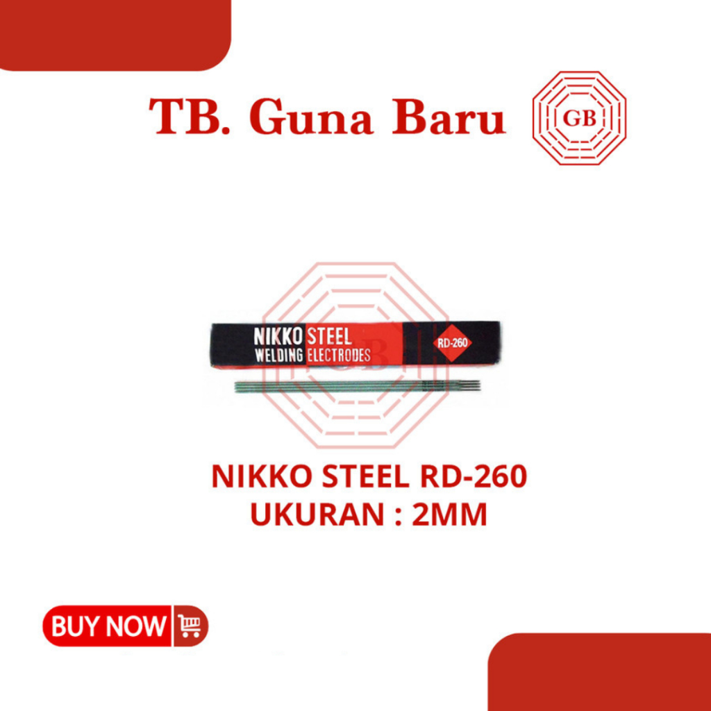 Kawat Las / Kawat Las Listrik Nikko Steel RD260 2mm