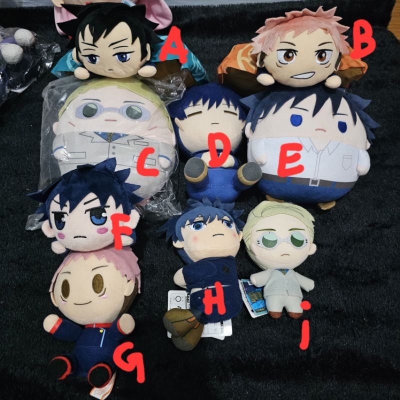 mix nuigurumi plush jujutsu kaisen fuwa m sega furyu megumi nanami yuji