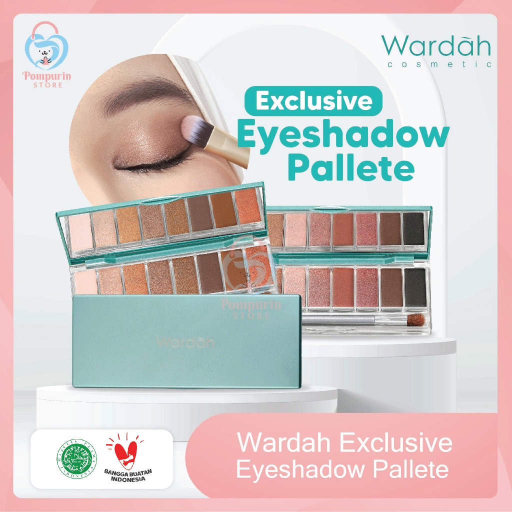 Wardah Exclusive Eyeshadow Pallete - Eyeshadow by Wardah