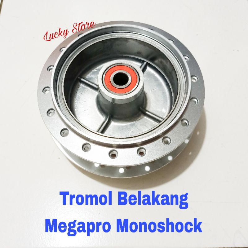 Tromol Belakang Honda Megapro Monoshock Verza Bearing + Bosh