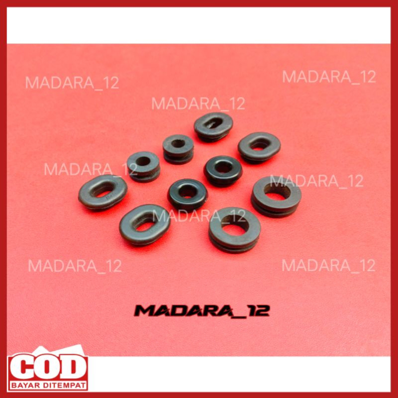 KARET BODY SAYAP DEPAN SET YAMAHA JUPITER MX 135 NEW/KARET GROMMET BULAT OVAL BODY BODI SAYAP DEPAN 
