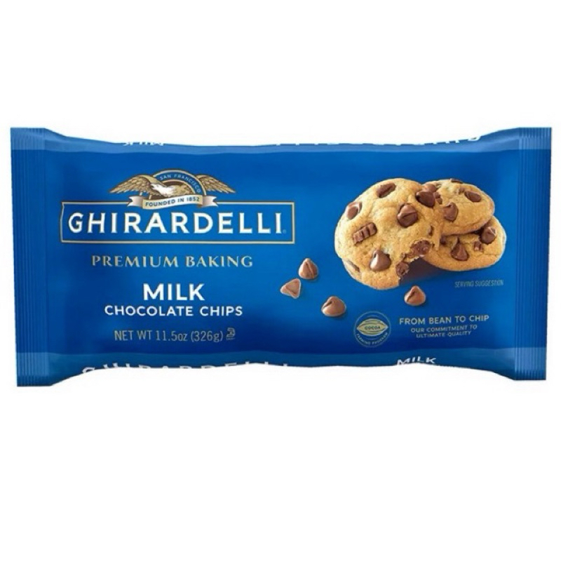 

GHIRARDELLI Premium Baking Milk Chocolate Chips 326g