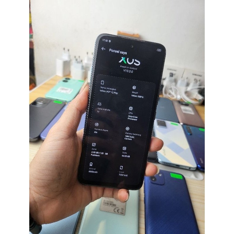 Infinix smart 7 second ram 7gb [ 4 + 3 ] 64gb internal