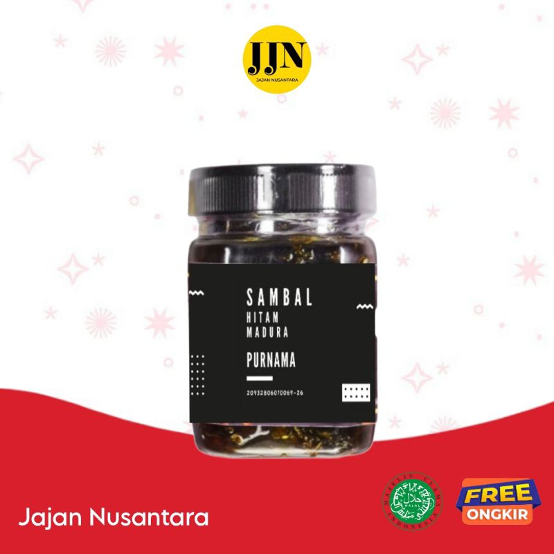 

SAMBAL PURNAMA I Sambel hitam siap saji instan khas madura