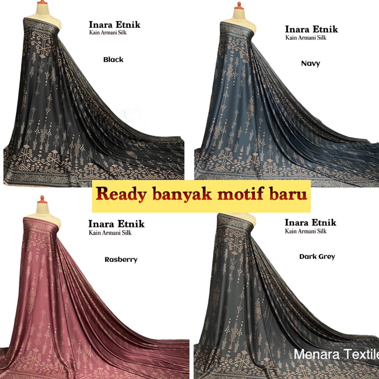 ART T83N Bahan Kain Armani silk brown ecoprint Premium mewah  armany silk abstrak  kain silk meteran