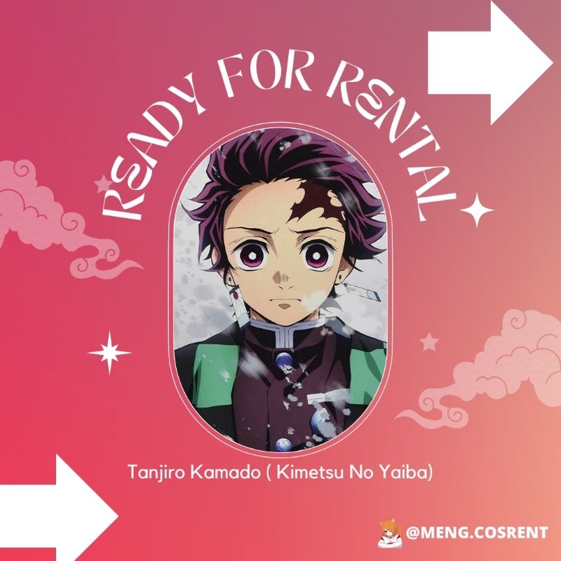 Rental Costume Tanjiro Kamado (Kimetsu No Yaiba)