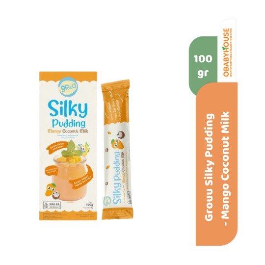 

Grouu Silky Pudding - Mango Coconut Milk 100 gr