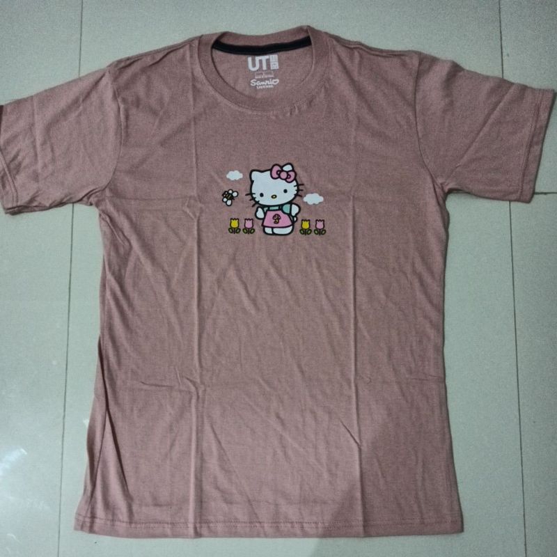 kaos lengan pendek wanita remaja dewasa UNIQLO