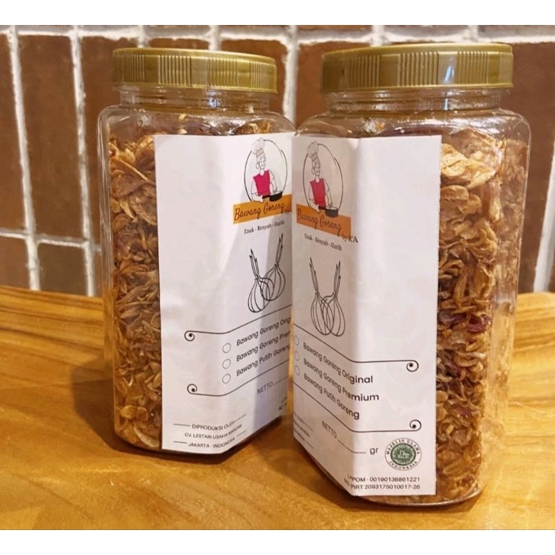 

bawang goreng asli Brebes renyah 200 gr premium 100% murni
