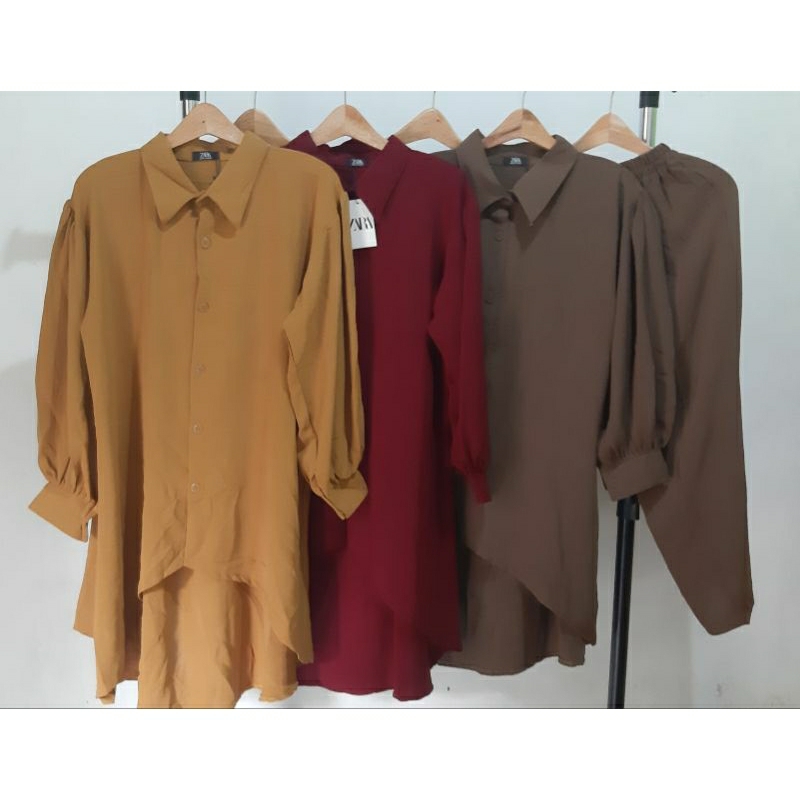 Setelan Celana Crinkle Airflow/ Setelan Jumbo/Setelan Wanita