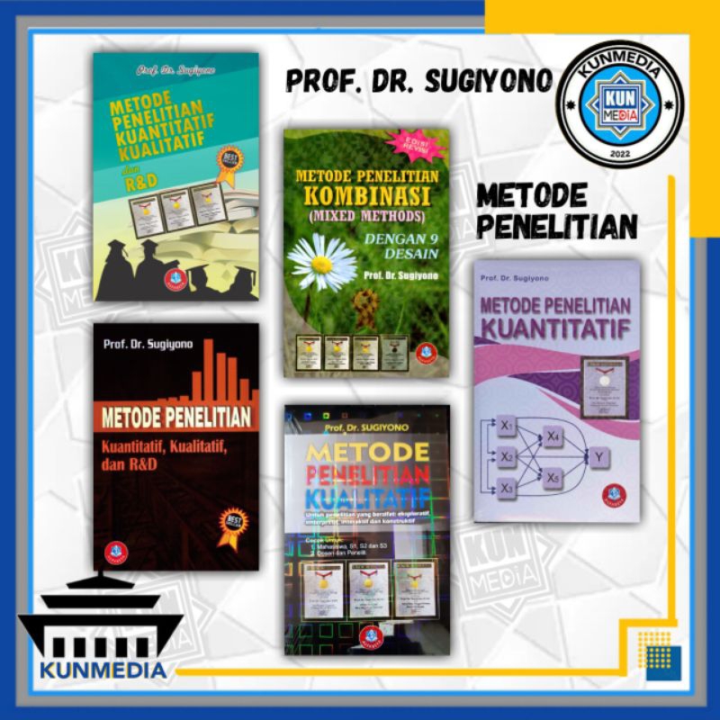 KUNMEDIA - BUKU ORIGINAL METODE PENELITIAN KUALITATIF KUANTITATIF RND R&D KOMBINASI - PROF. DR. SUGI