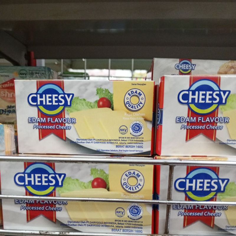 

Keju edam cheesy 160gr