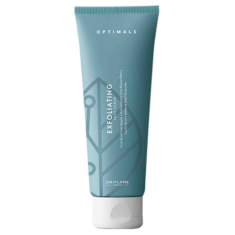 Optimals Exfoliating Face Scrub ORIFLAME | SKINCARE | KOSMETIK | KECANTIKAN | PERAWATAN KULIT | NR O