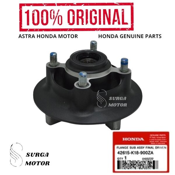 Nap Gear Dudukan Gir Belakang Flange Sub Assy Final Drive Back Honda Verza New CB150R LED CB 150R 15