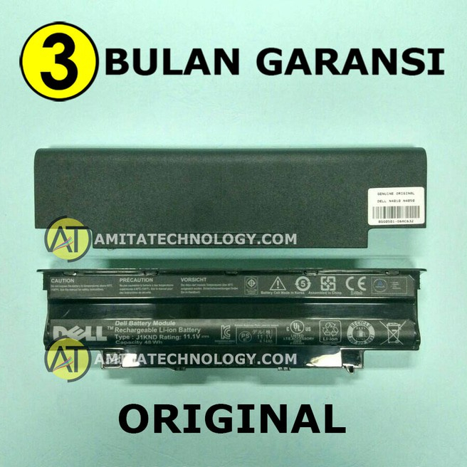 Baterai Laptop ORIGINAL Dell Inspiron 3420 3520 N4010 N4050 J1KND