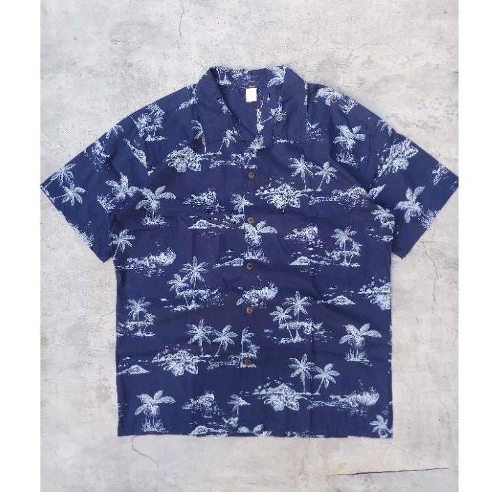 Kemeja palmwave hawaii | hawaiian shirt | vintage hawaiian | kemeja hawaii second | kemeja motif sec