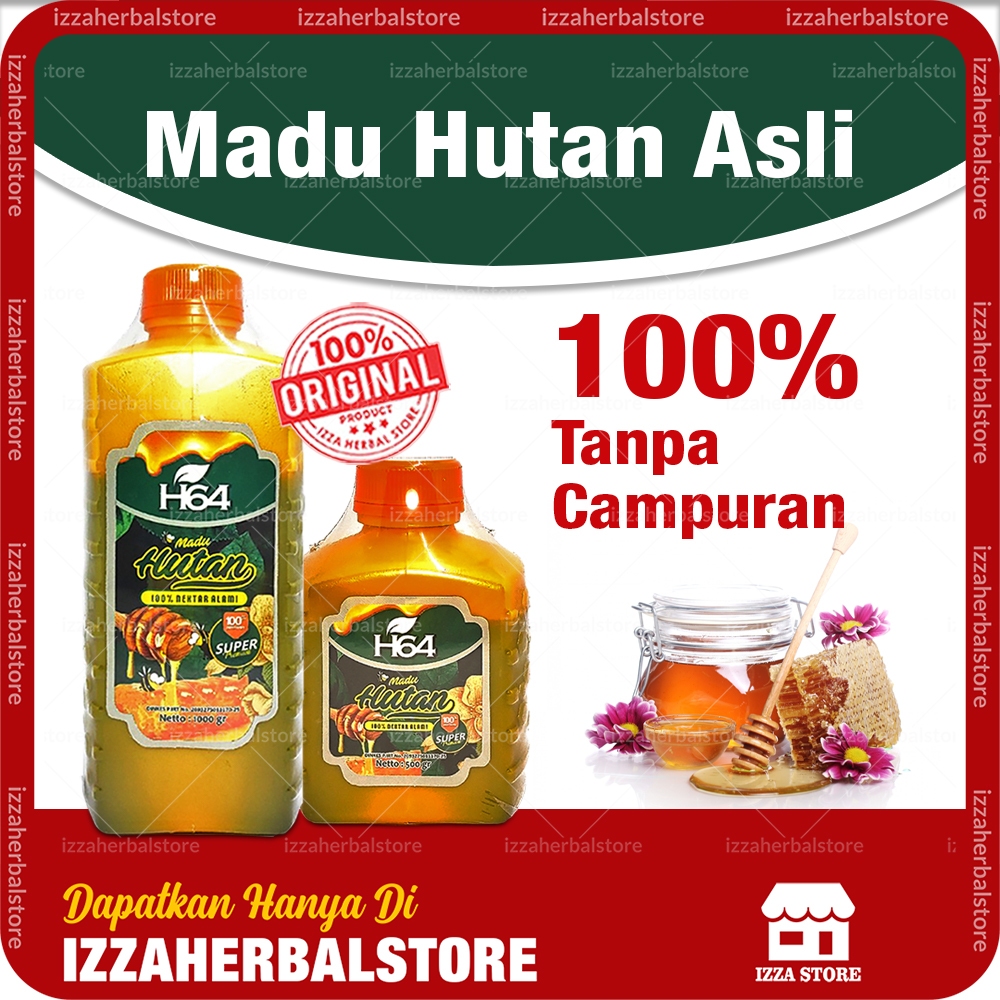

MADU HUTAN Liar Original 100% Alami Madu Hutan Super H64 Paling Ampuh Dan Murni Isi 500gr Dan 1Kg