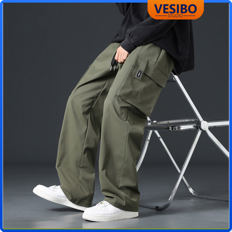 Celana Cargo Pria 2025 Korean Terbaru Celana Outdoor Pria Celana Kargo Oversize Celana Gunung