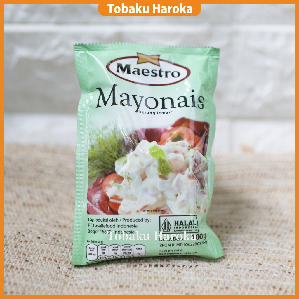 

Mestro Mayonaise 100gr - Mayo Maestro Sachet 100gr