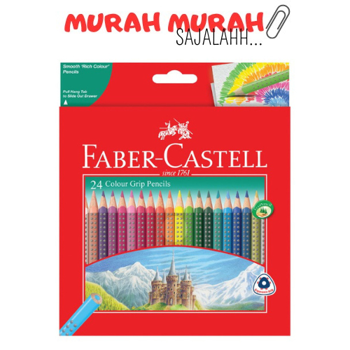 

Pensil Warna Faber Castell Grip 24 Warna / Colour Grip Pencils 24 115855