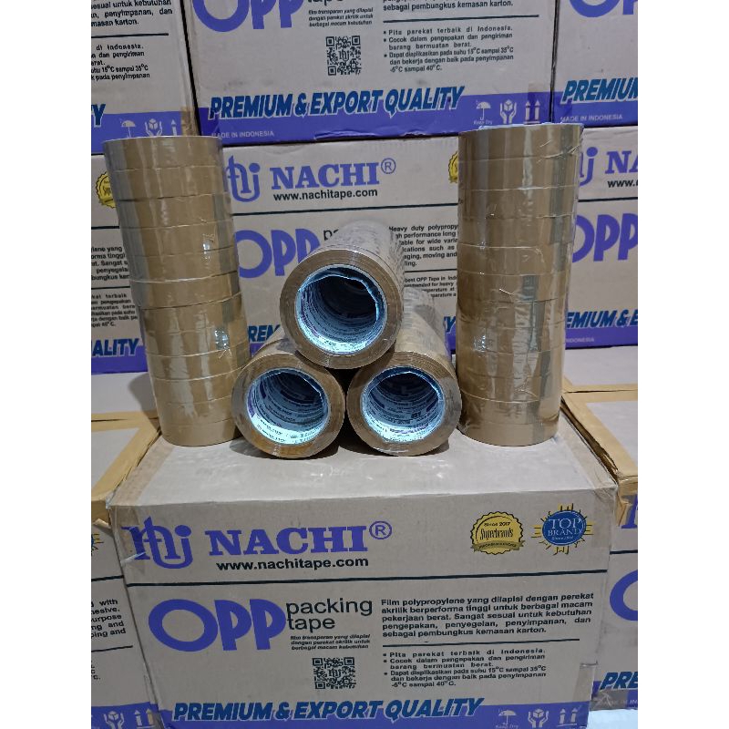 

(12 pcs) Lakban Nachi OPP 1" / 24mm x 100yard