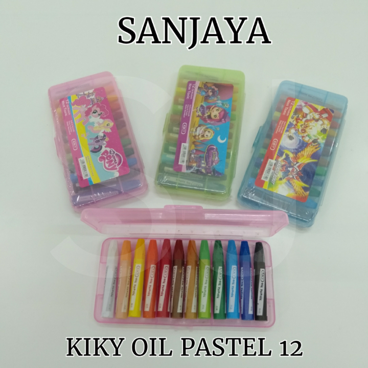 

Crayon 12 Warna / Oil Pastel 12 Kiky / Krayon 12 Warna / Kiky Oil Pastel 12