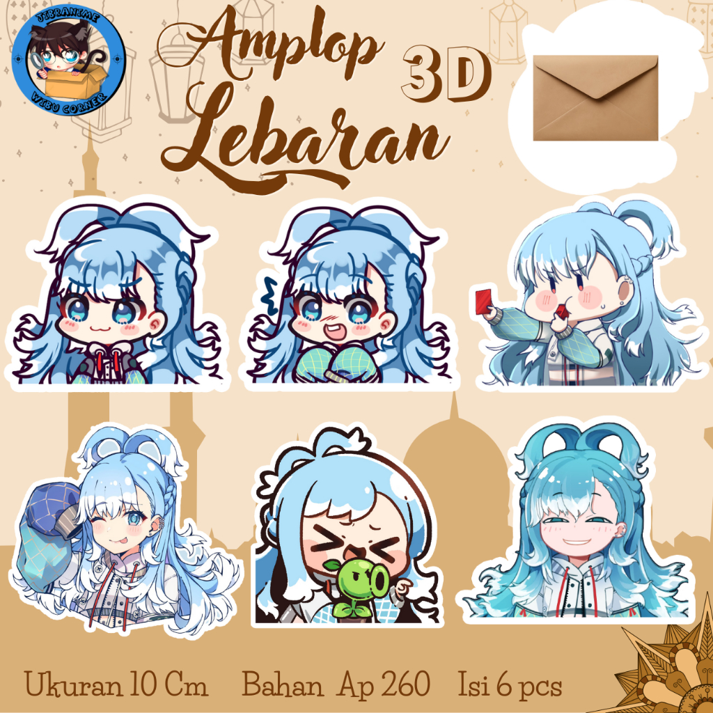 

Amplop 3D hololive kobo kaneru