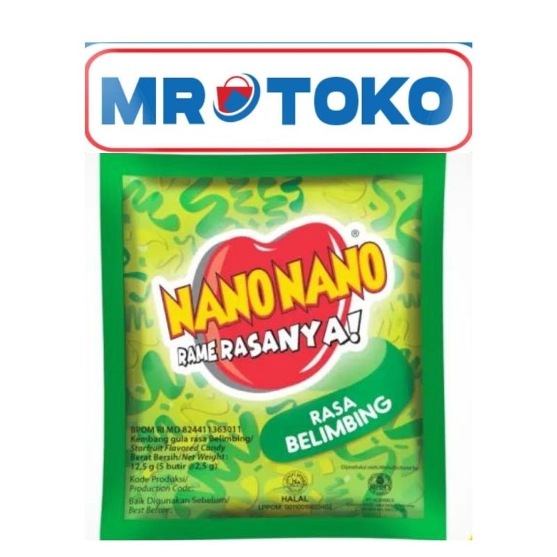 

Nano Nano permen manisan buah rasa Belimbing - Nano nano Rame Rasanya