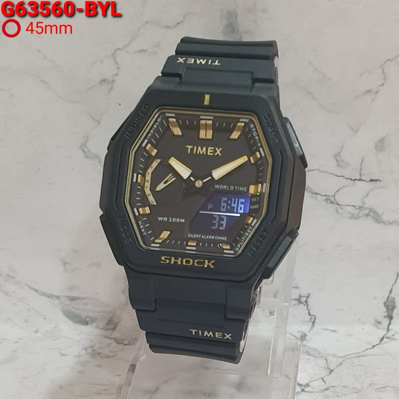 timex analog watch men strap rubber original