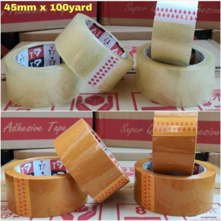 

Lakban bening/coklat ukuran 48mm*100yard 1 dus qty 72
