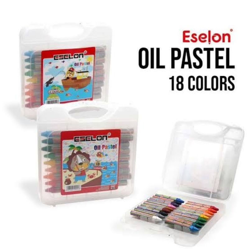 

ESELON OIL PASTEL (12 WARNA/18 WARNA)