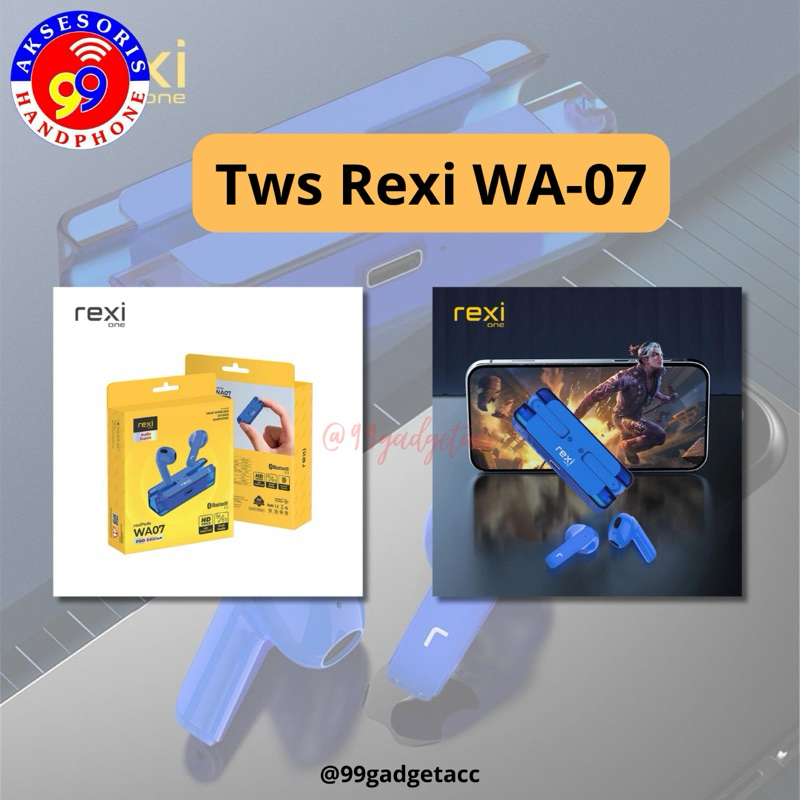 HEADSET TWS REXI WA-07 / HEADSET BLUETOOTH
