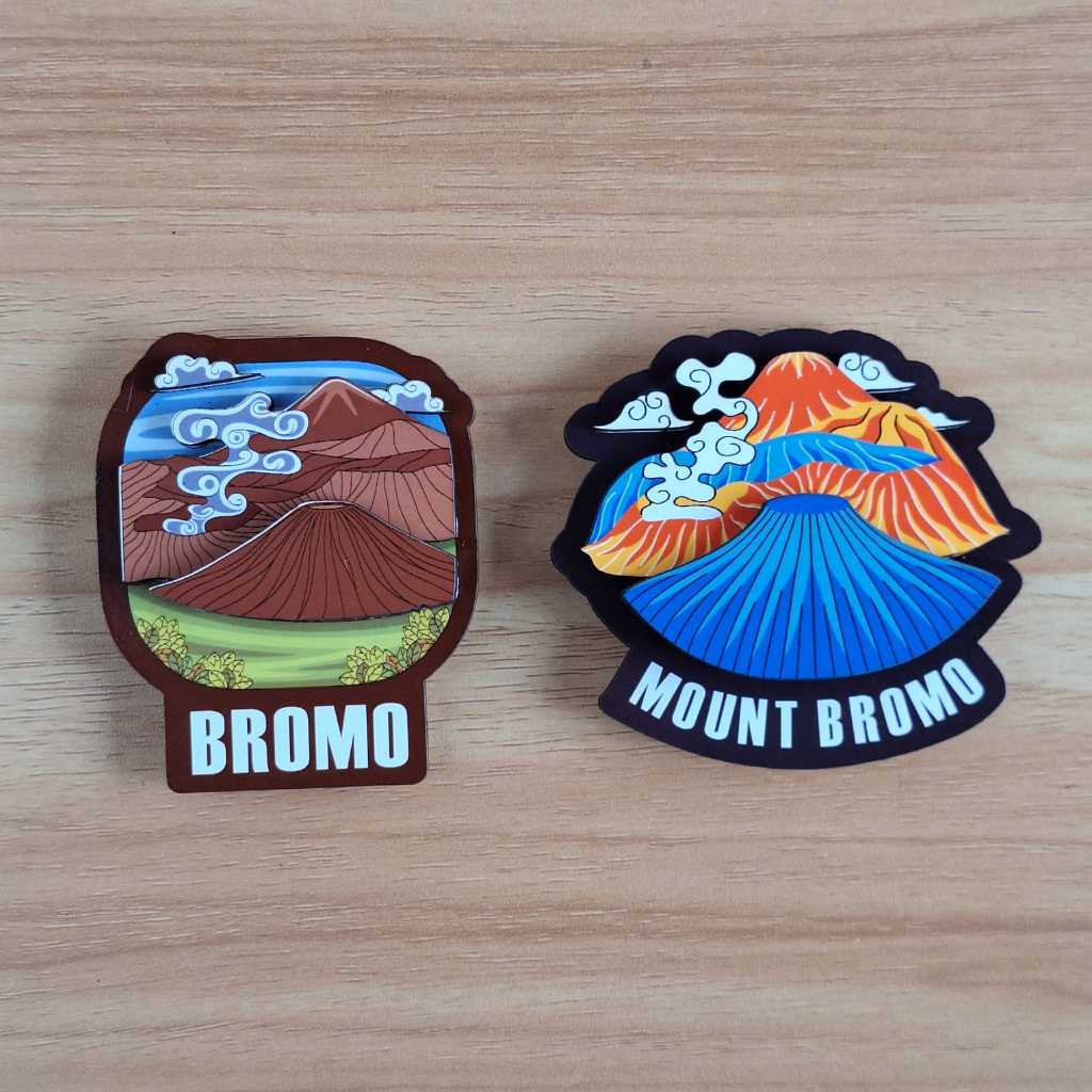 Souvenir Magnet Bromo Oleh Oleh Jawa Timur Indonesia