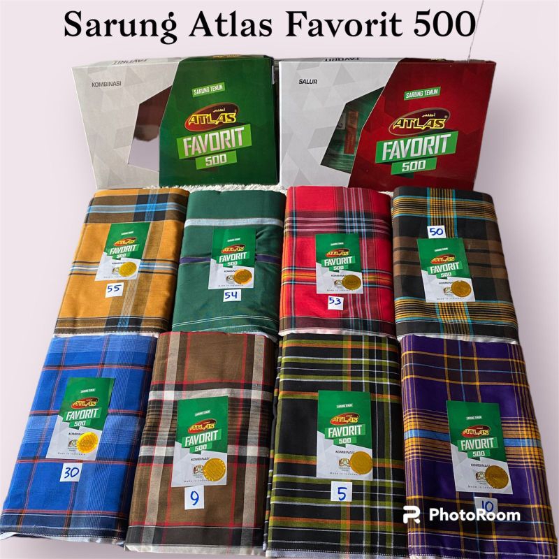 Sarung tenun dewasa Atlas Favorit 500